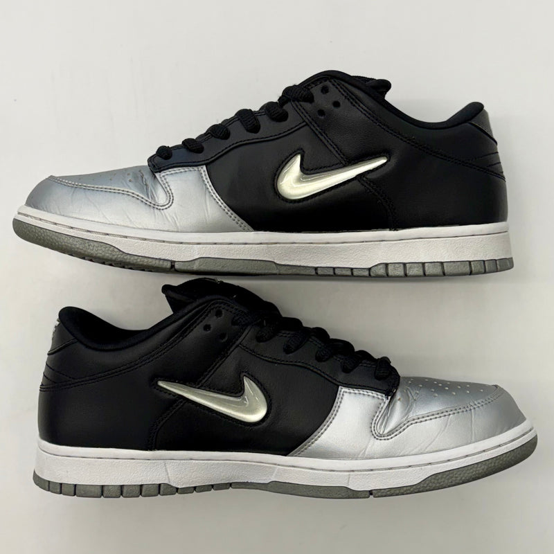 Nike SB Dunk Low Supreme Jewel Swoosh Silver