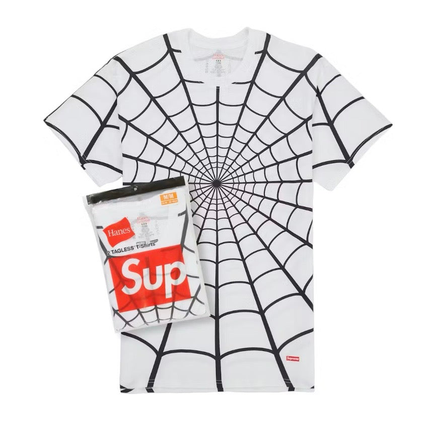 Supreme Hanes Spider-Man Tagless Tees 2 Pack White Brand New Large