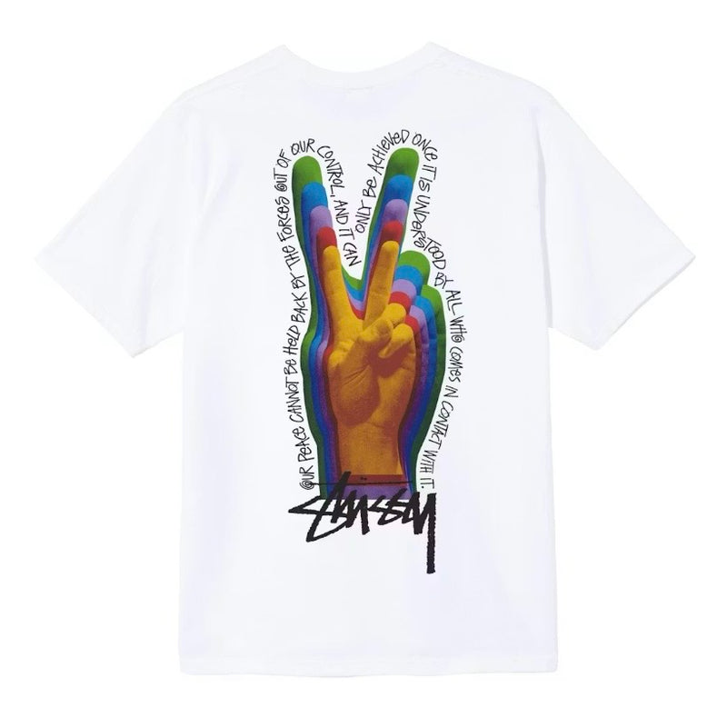 Stussy Peace Sign T-shirt White