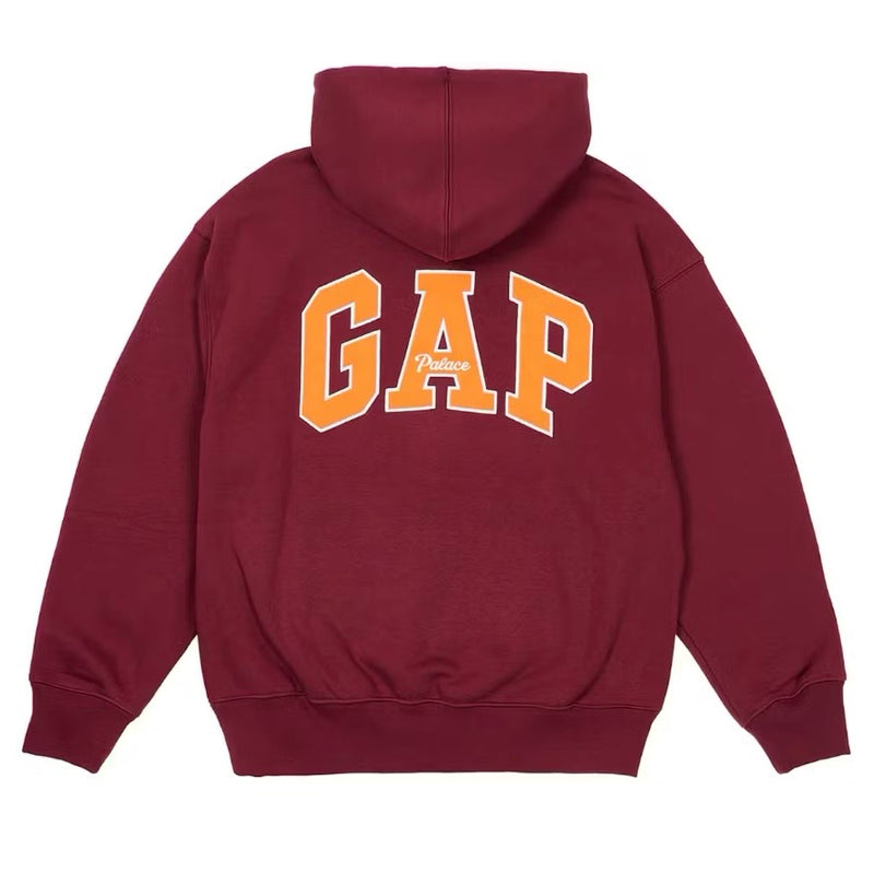 Palace x Gap Hood Burgundy