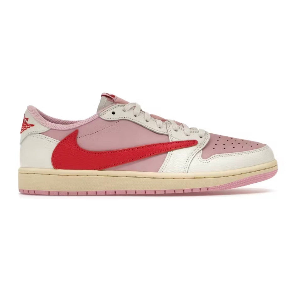 Jordan 1 Retro Low OG SP Travis Scott Sail Tropical Pink Brand New