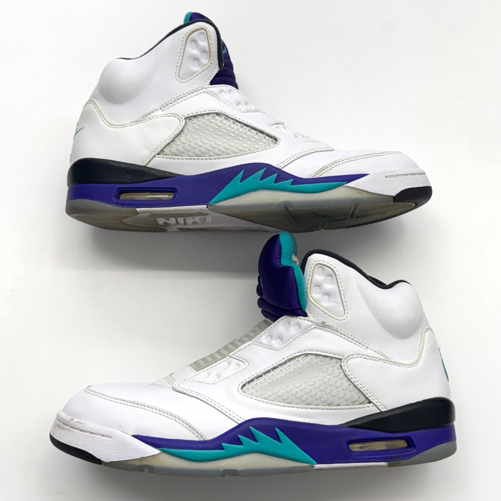Jordan 5 Retro Grape Fresh Prince - White/New Emerald | United Kicks