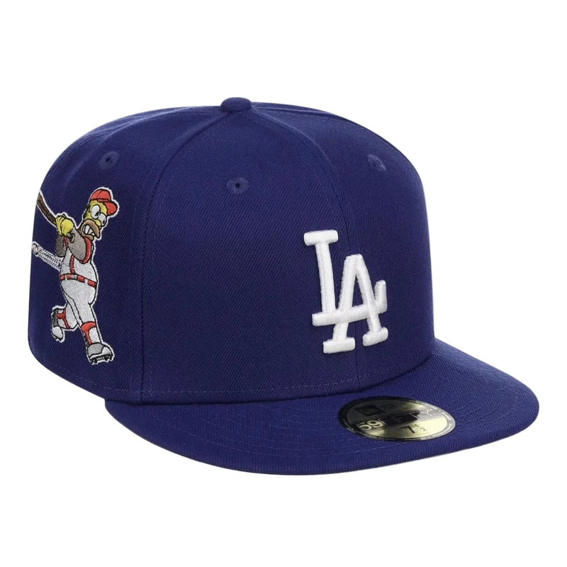 Los Angeles Dodgers MLB Simpsons Blue Homer Springfield New Era 59FIFTY 7 1/2