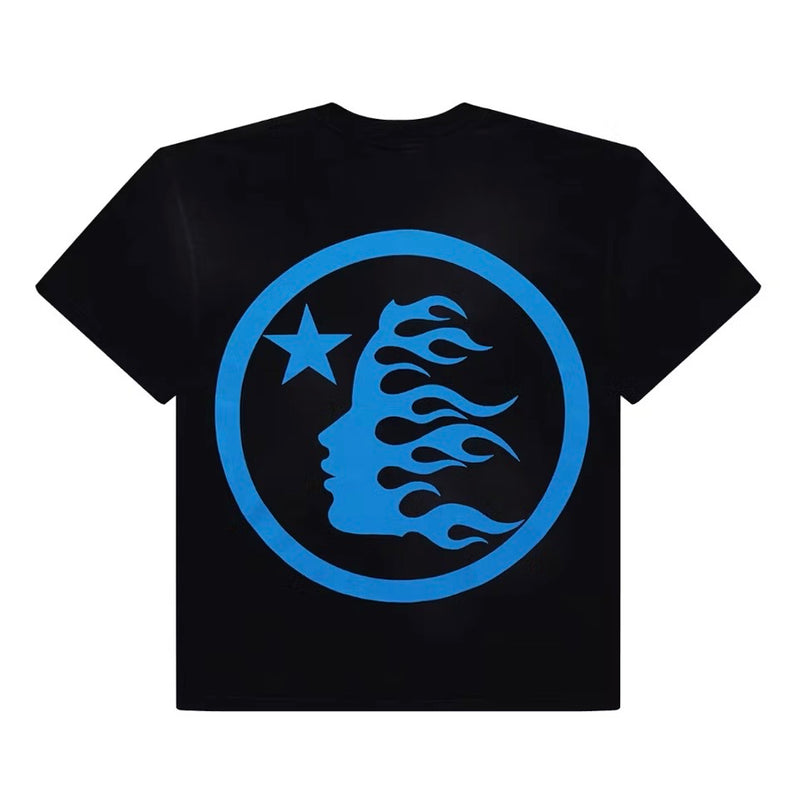 Hellstar Classic T-shirt (Gel Print) Black/Blue