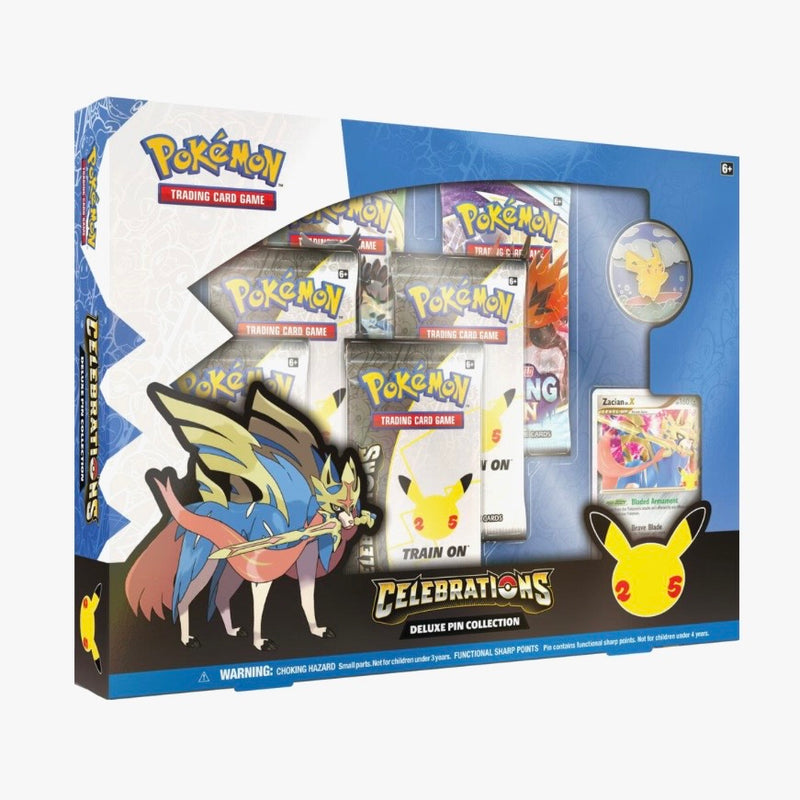 Celebrations Deluxe Pin Collection [Zacian LV. X] - Celebrations (CLB)