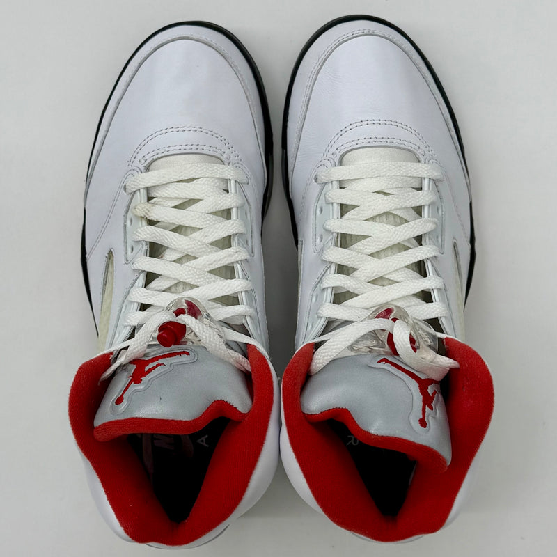Jordan 5 Retro 'Fire Red Silver Tongue' (2020)