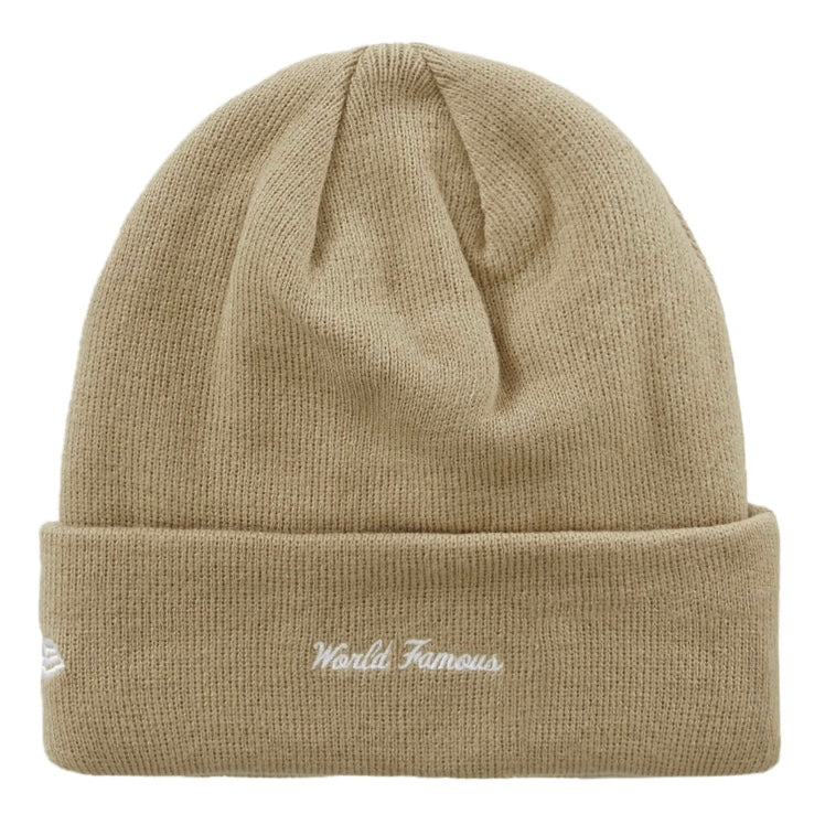 Supreme New Era Box Logo Beanie (FW23) Dark Sand