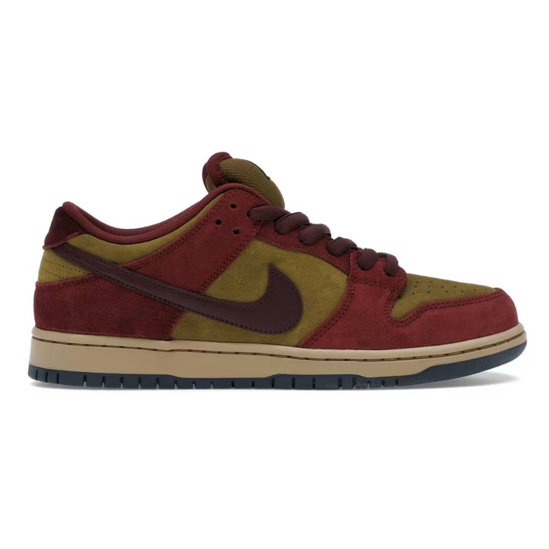 Nike SB Dunk Low Dark Team Red Olive Flak