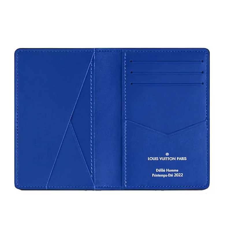 Louis Vuitton Pocket Organizer Taurillon Illusion Blue/Pink