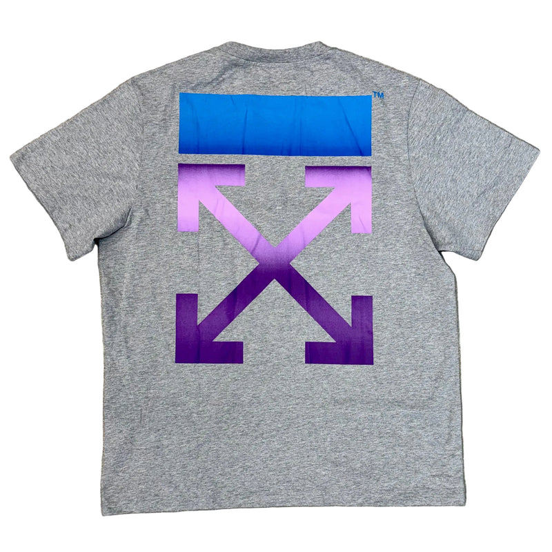 OFF-WHITE Multi Arrow Grey Purple Blue Tee