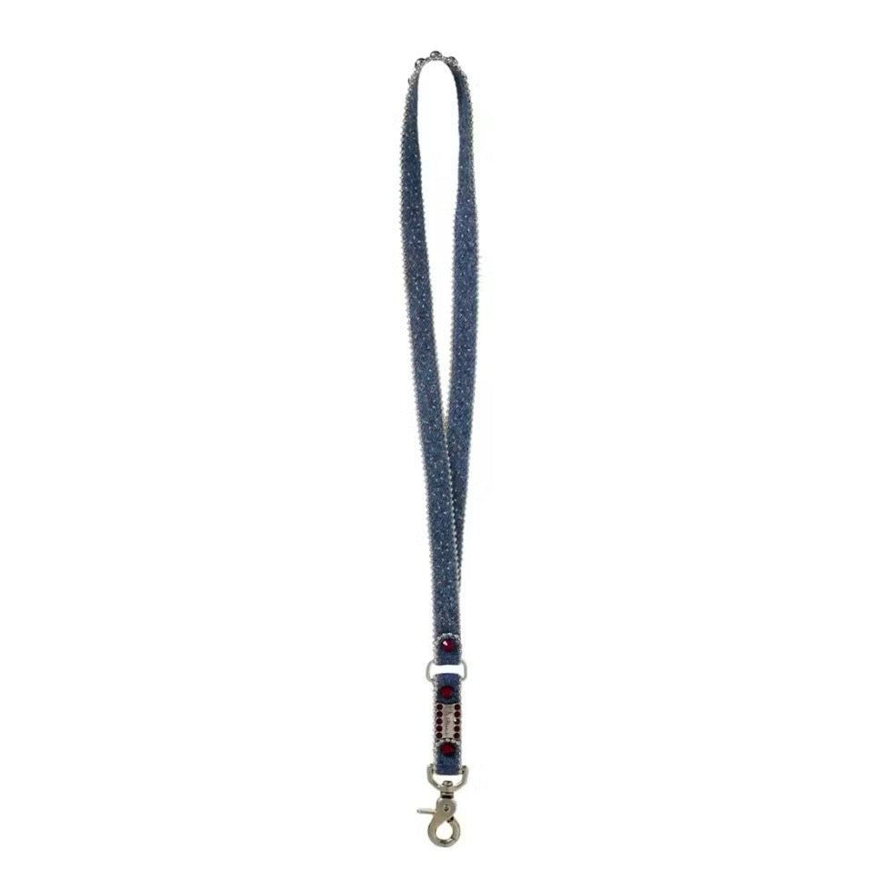 Supreme x b.b. Simon Denim Lanyard Washed Indigo SS25 | United Kicks