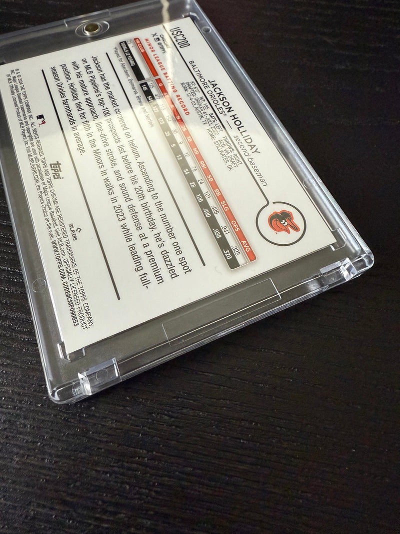 2024 Topps Chrome Update Jackson Holliday Rookie Card Image Variation