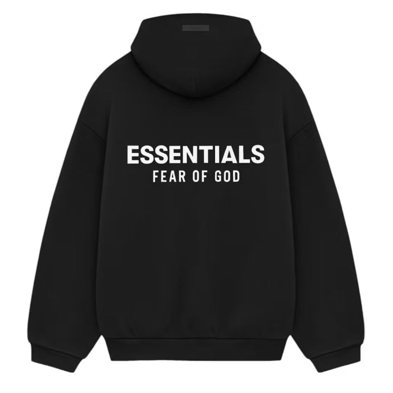 Fear of God Essentials Fleece Hoodie (FW24) Black