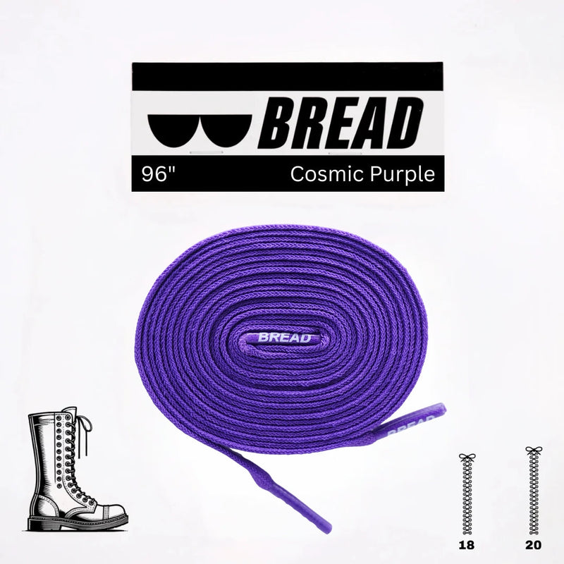 Bread Laces - Cosmic Purple Elastic Shoelaces