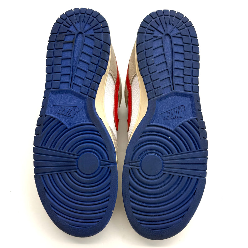 Nike Dunk Low Light Iron Ore Red Blue