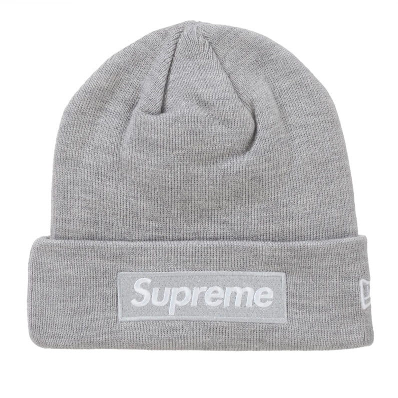 Supreme New Era Box Logo Beanie (FW24) Grey