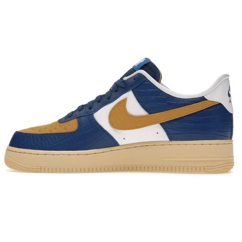 Nike Air Force 1 Low SP Undefeated 5 On It Blue Yellow Croc