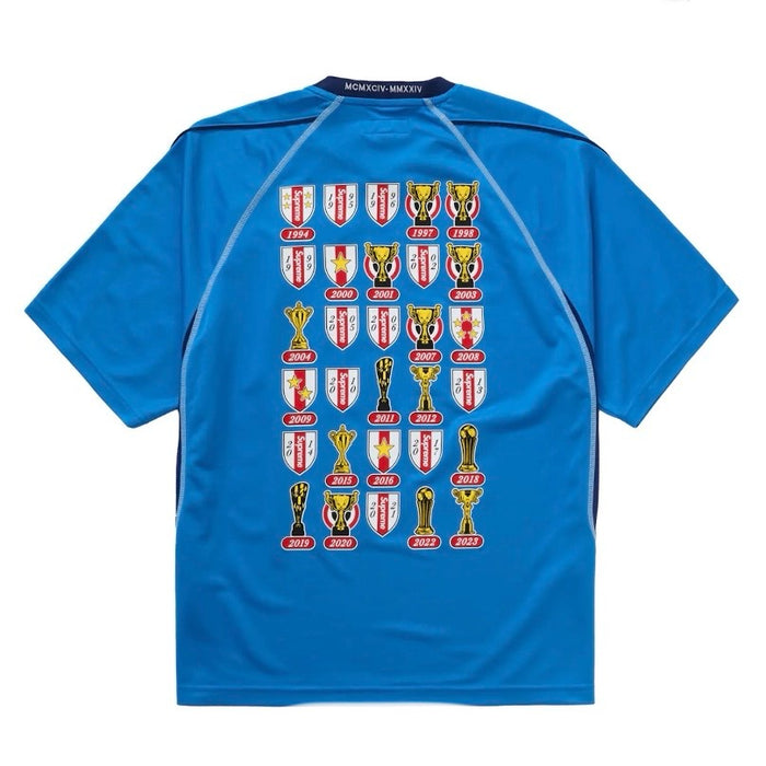 Supreme Jacquard Soccer Jersey Blue — United Kicks