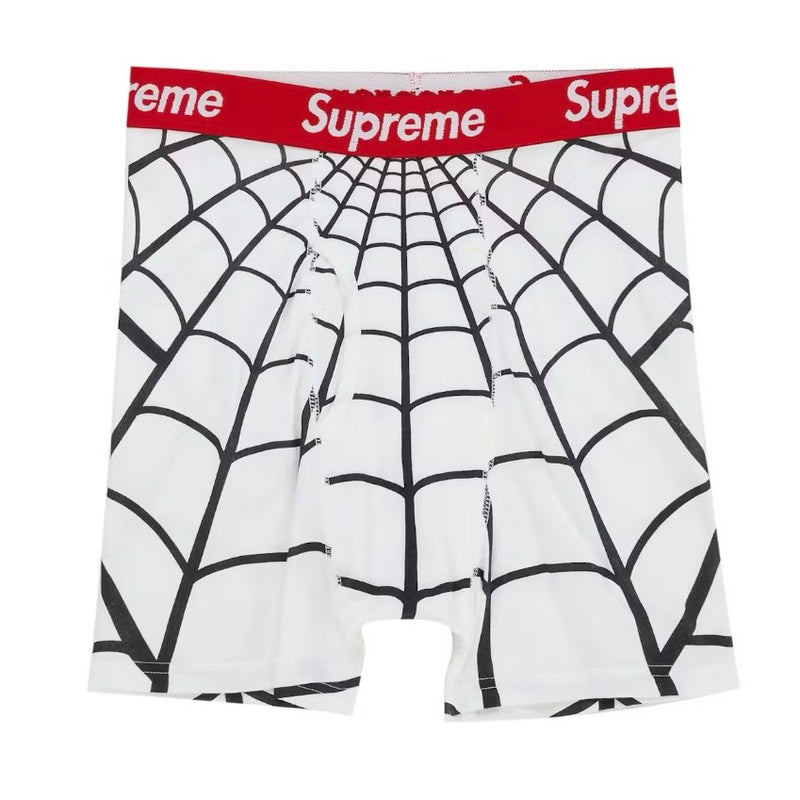 Supreme Hanes Spider-Man Boxer Briefs (2 Pack) White