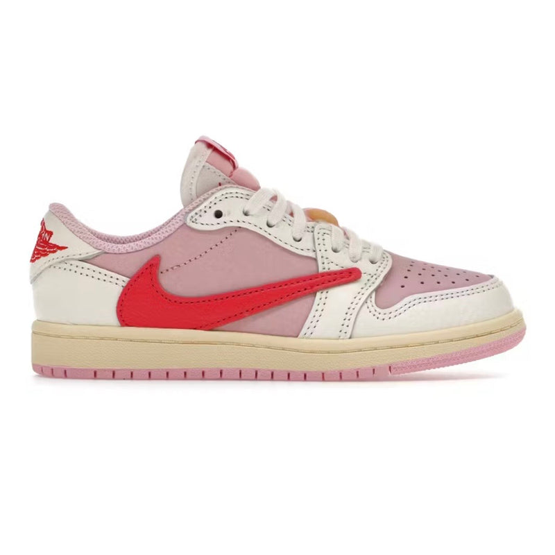 Jordan 1 Retro Low OG SP Travis Scott 'Sail Tropical Pink' (PS)