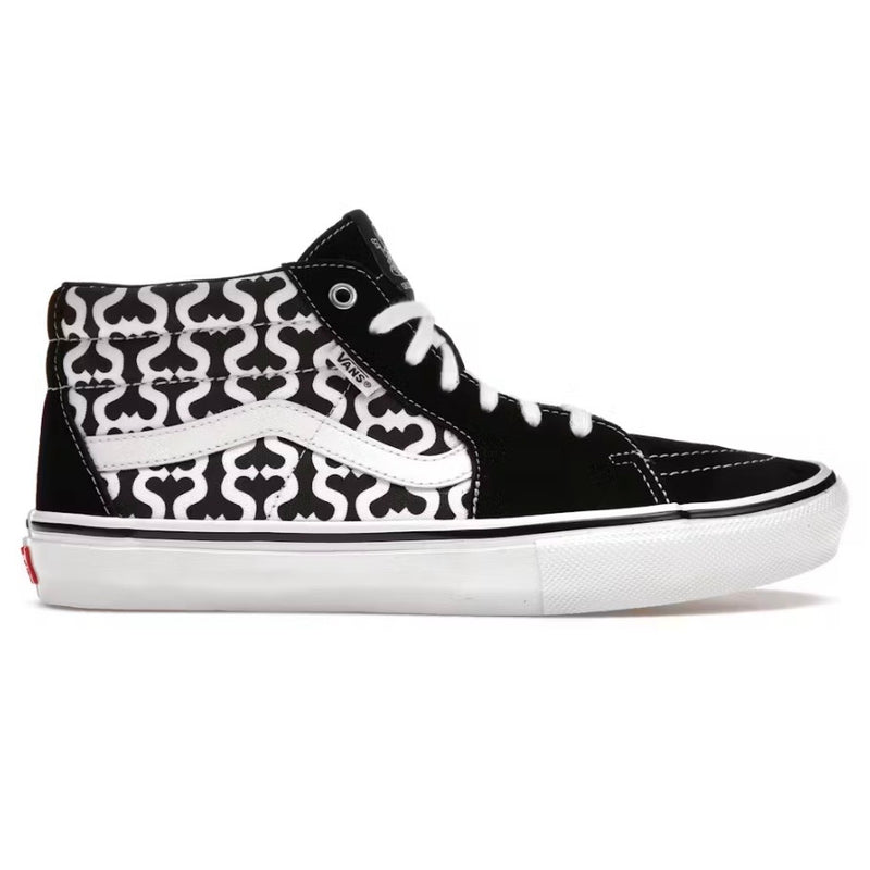 Vans Skate Grosso Mid Supreme Monogram S Logo Black