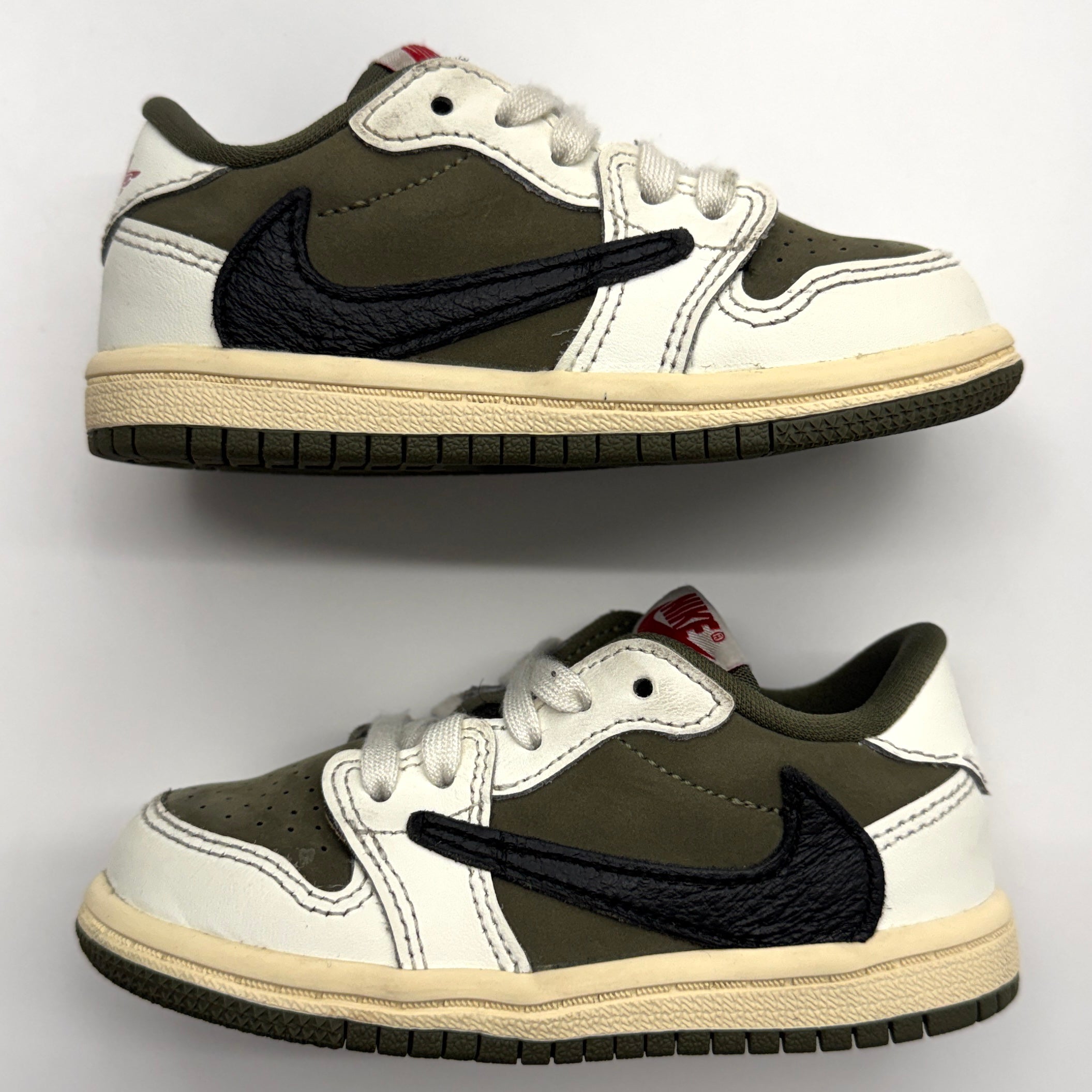 Nike travis ミディアムオリーブ　TD Jordan 1 Retro Low OG SP Travis Scott Medium Olive (TD) — United Kicks