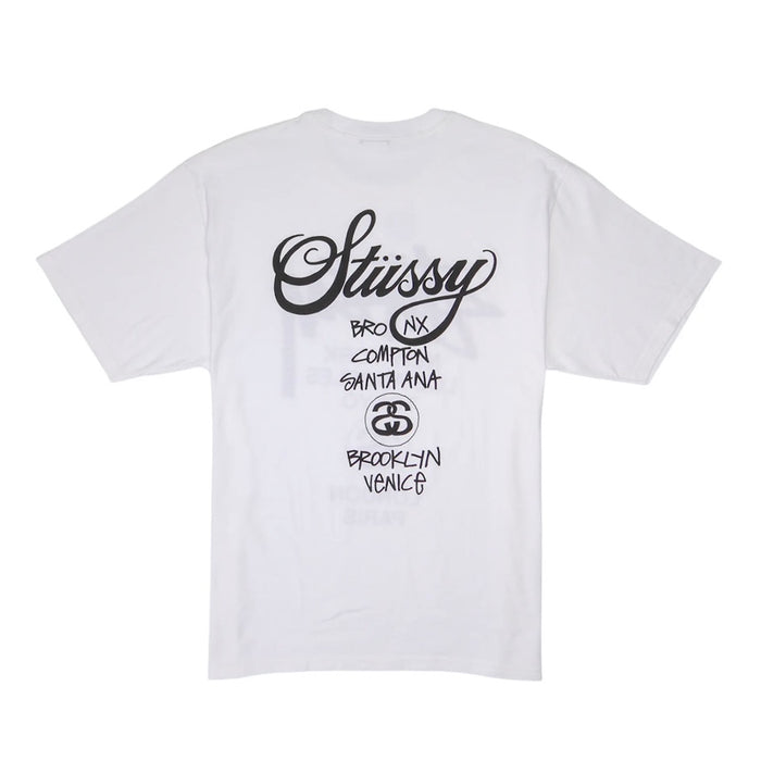 Stussy World Tour T-Shirt White
