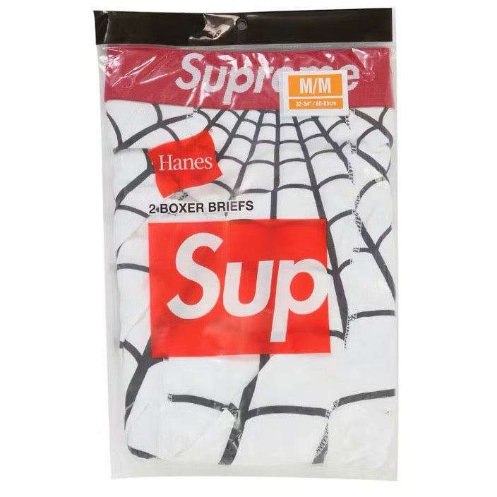Supreme spider-man white Sサイズ Supreme x Hanes Spider-Man Boxer Briefs 2 Pack White SS26 Brand
