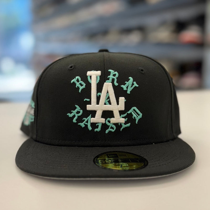 Born X Raised Los Angeles Dodgers 2022 All Star Game Fitted Hat Black/Green