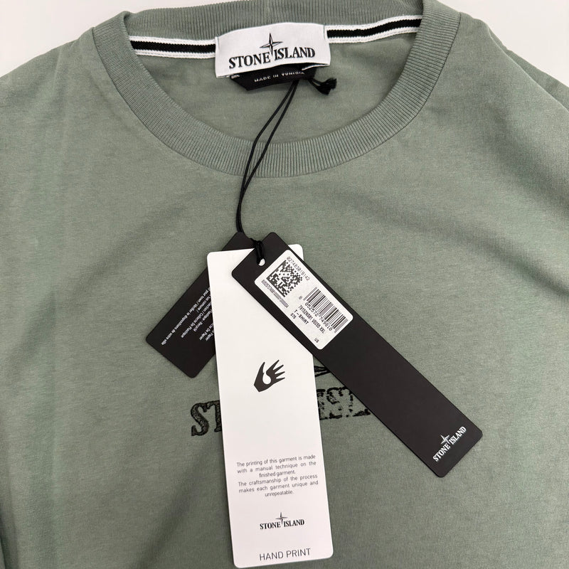 Stone Island Short Sleeve Tee Hand Print
