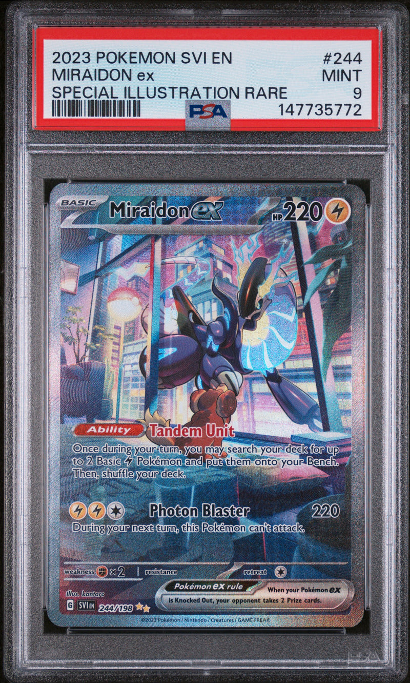 2023 POKEMON SVI EN MIRAIDON ex SPECIAL ILLUSTRATION RARE