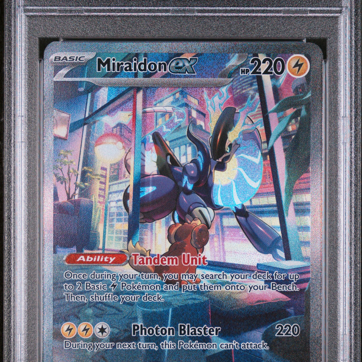 PSA 9 Miraidon ex Special Illustration Rare #244 Scarlet & Violet