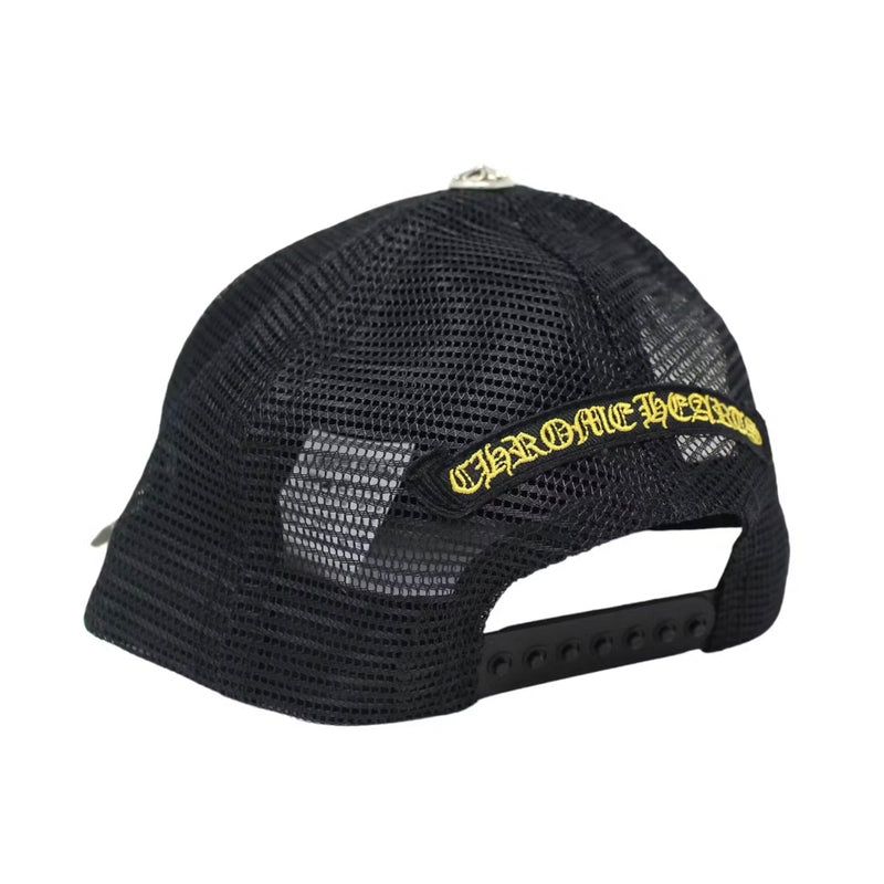 Chrome Hearts Plus Cross Seal Stamp Trucker Hat