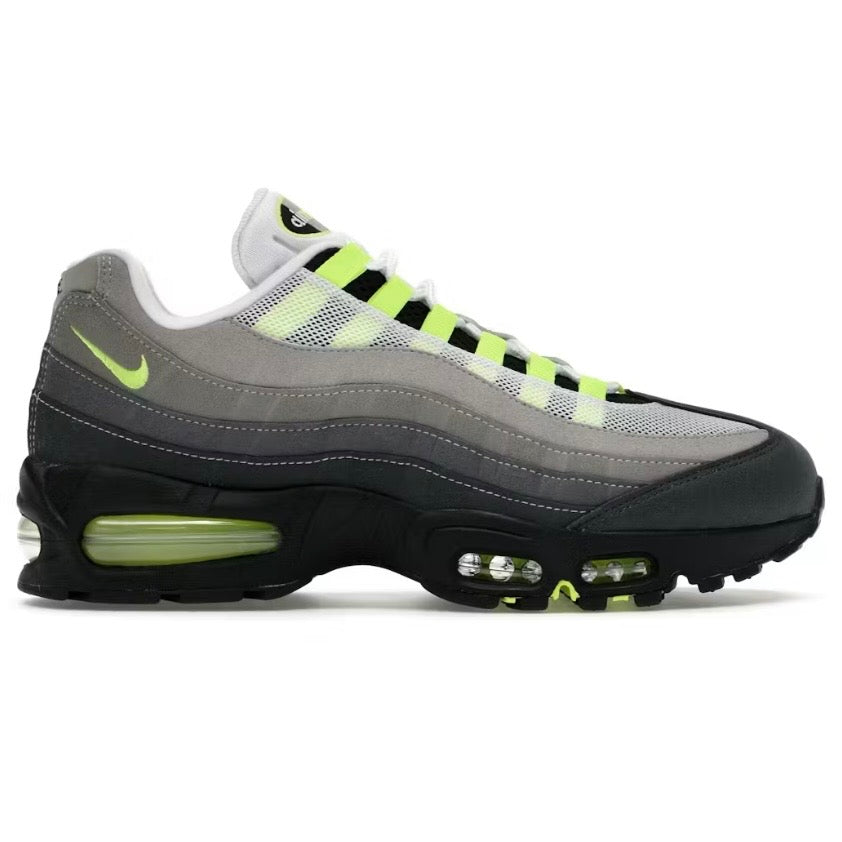 2026 Nike W Air Max 95 バブルブラック/ネオンイエロー Nike Air Max 95 Big Bubble Neon (2026) (Women's) - Black/Neon