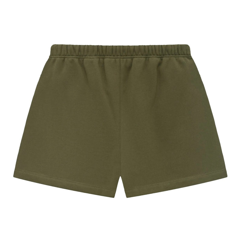 Fear of God Essentials Fleece Soccer Short 'Military'