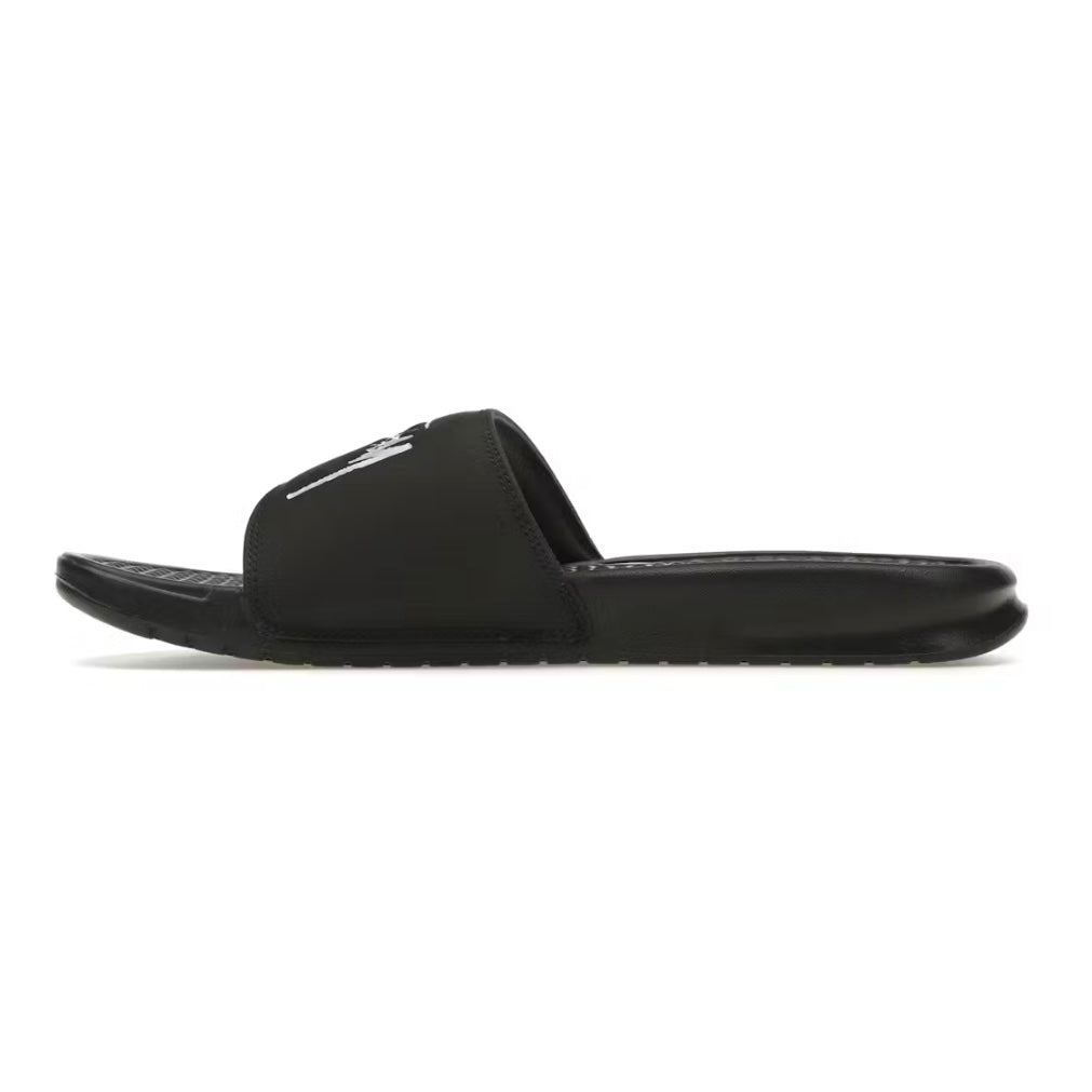 Nike Benassi Stussy Off Noir Slides - Authentic Collaboration