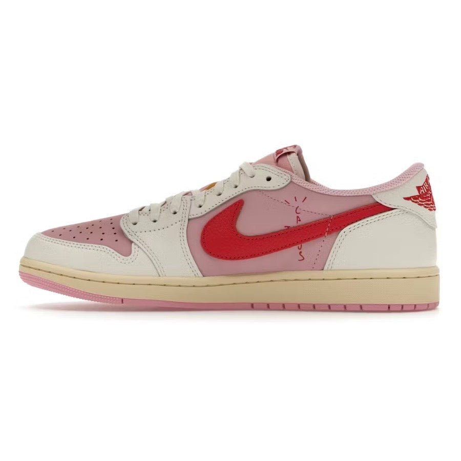 Jordan 1 Retro Low OG SP Travis Scott Sail Tropical Pink Brand New