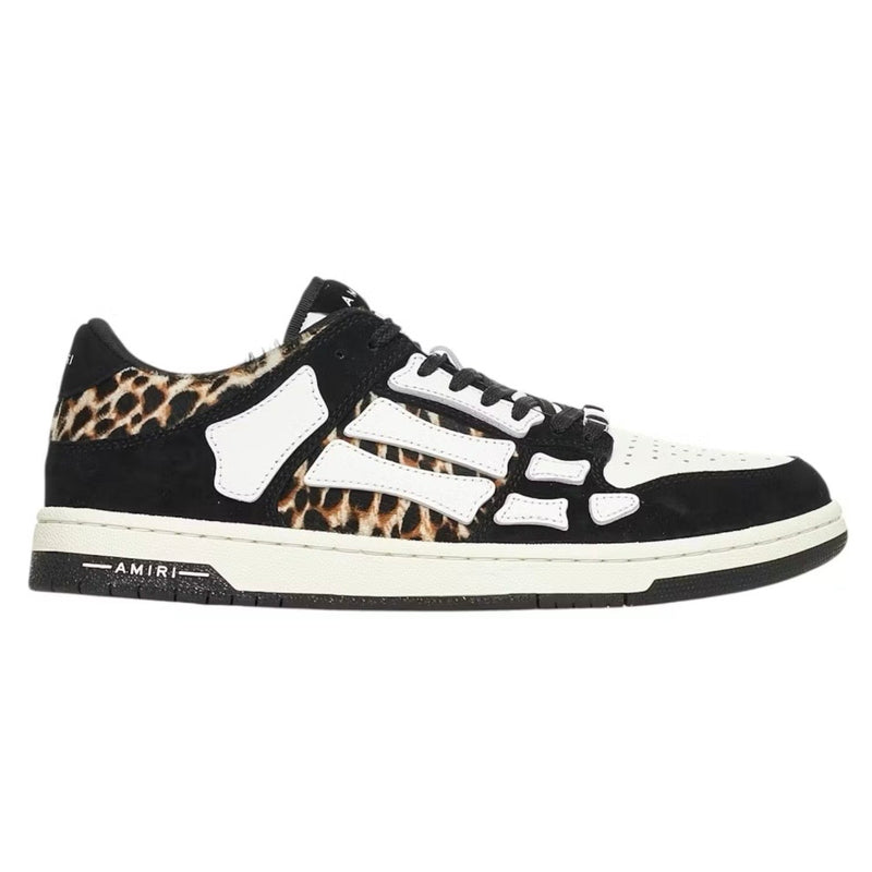 Amiri Skel Low Black Leopard