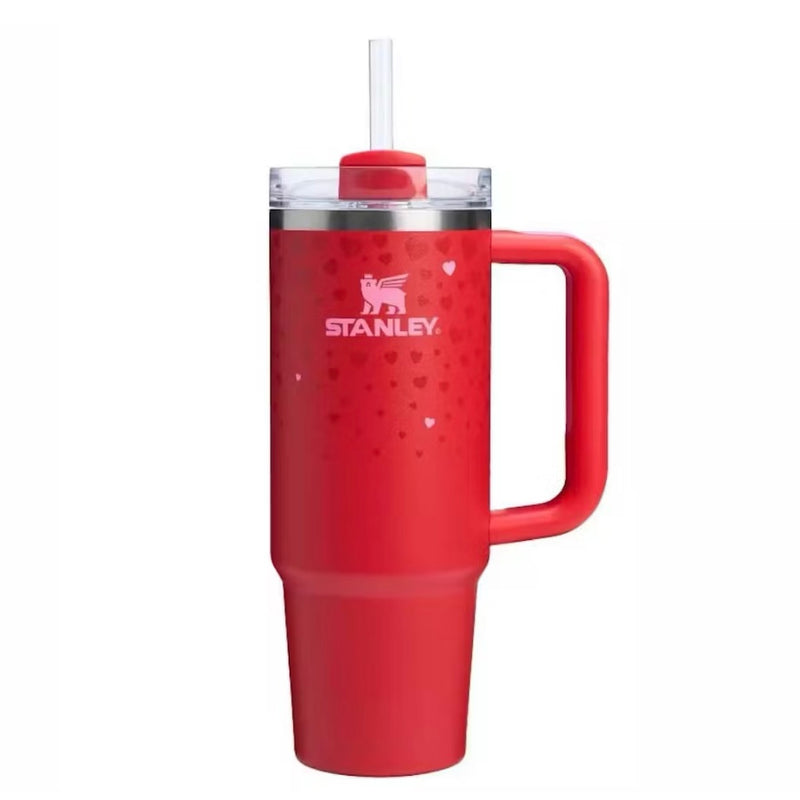 Stanley x Target Exclusive Valentines Day Flowstate Quencher 30oz Tumbler Ruby Hearts