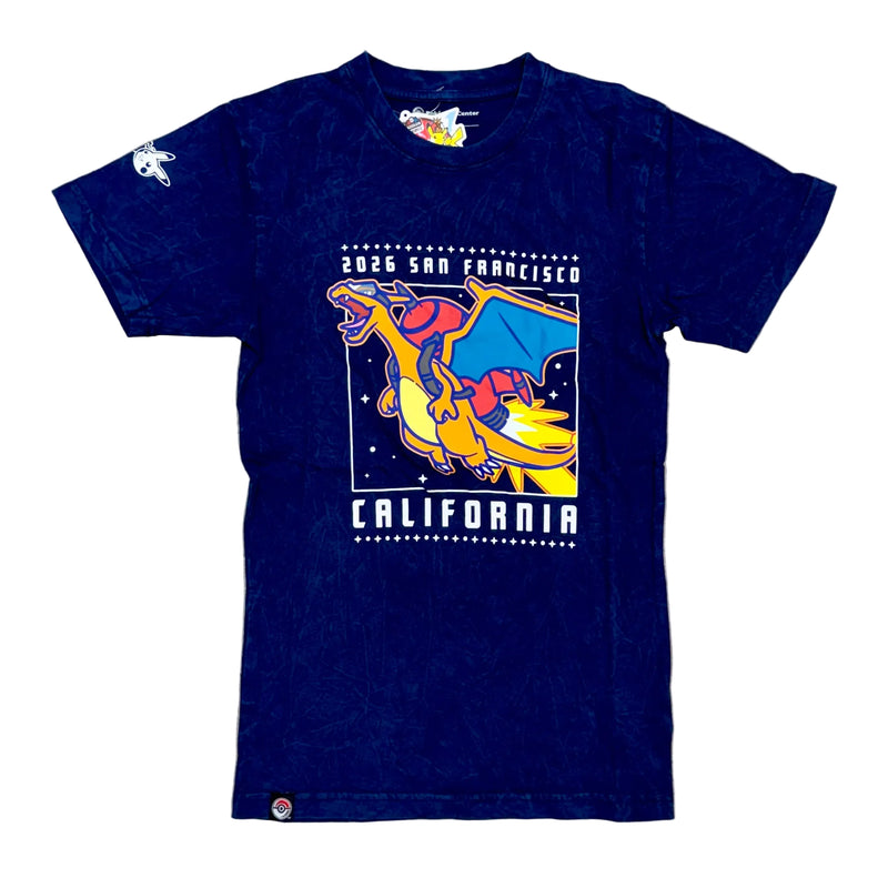 2026 Pokemon World Championships San Francisco Exclusive Charizard T-Shirt