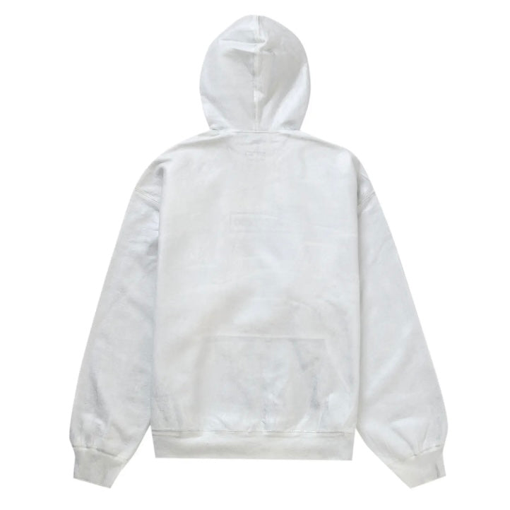 Supreme MM6 Maison Margiela Foil Box Logo Hooded Sweatshirt White