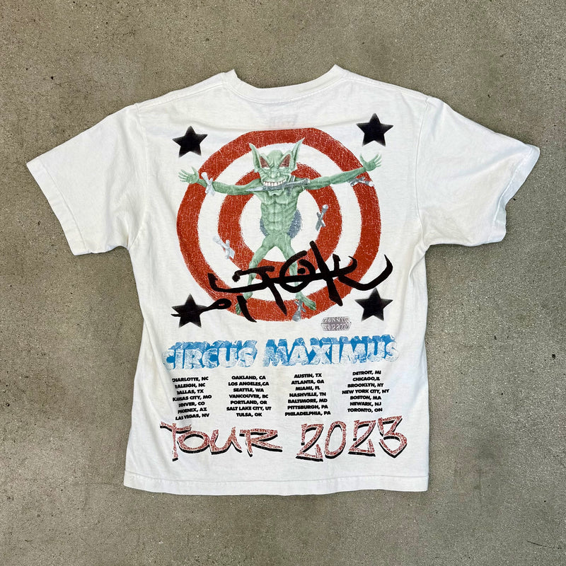 Travis Scott Utopia Circus Maximus 2023 Tour III Tee White