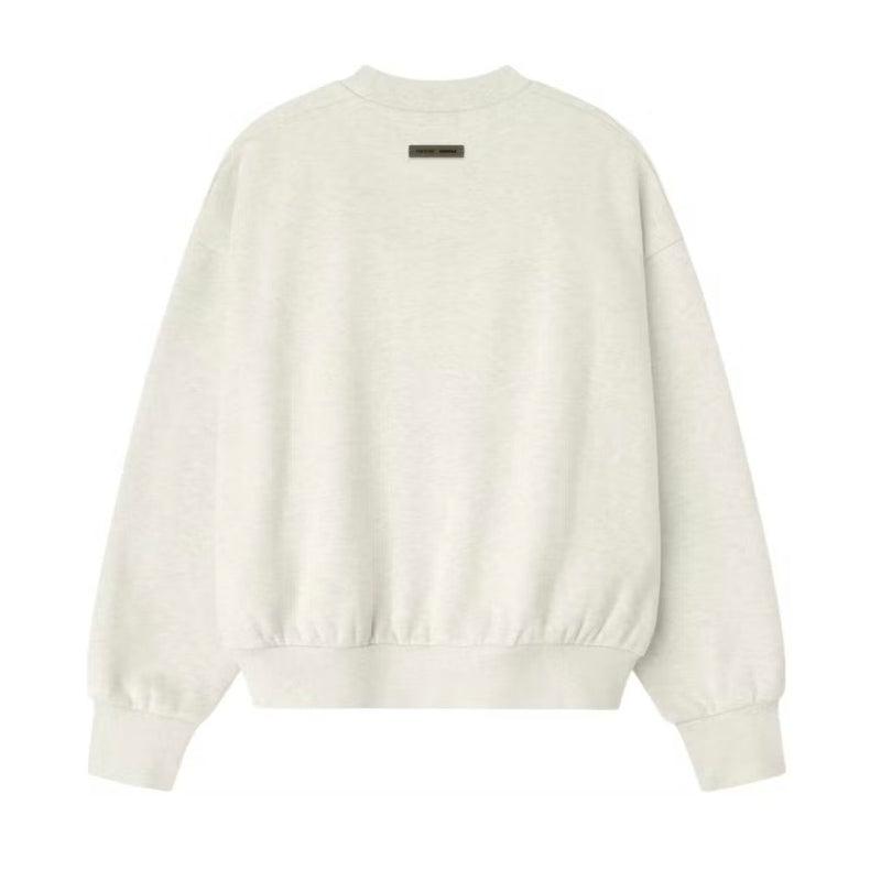 Fear of God Essentials Embossed Classic Crewneck Sweatshirt Oatmeal Heather