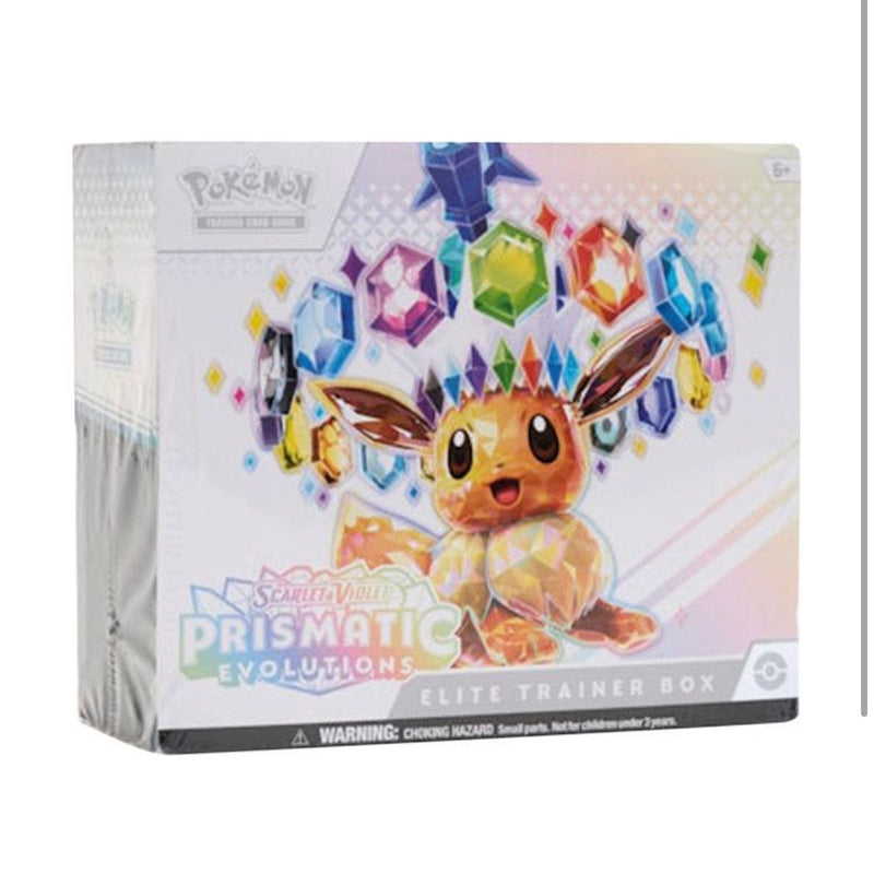Pokémon Scarlet & Violet Prismatic Evolutions Elite Trainer Box