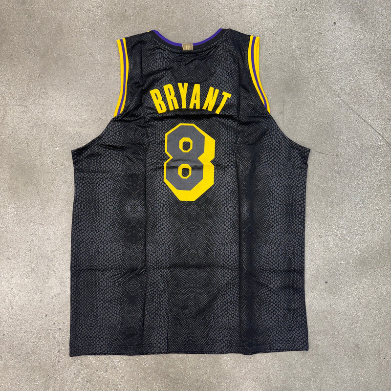 Lakers Kobe Bryant #8 Statue Ceromony Snake Skin Jersey