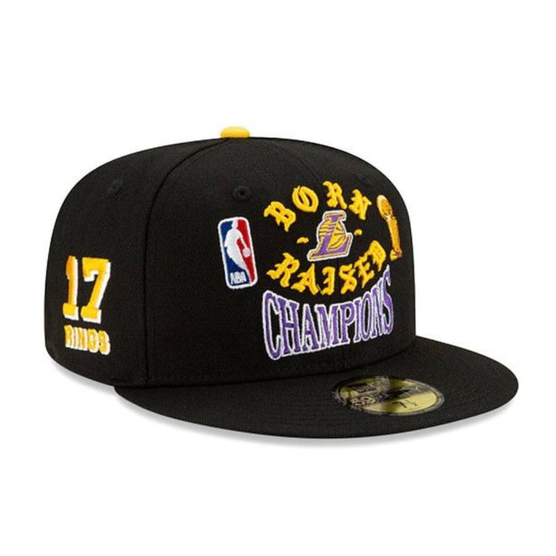 Born x Raised Los Angeles Lakers Championship 59Fifty Fitted 'Black'