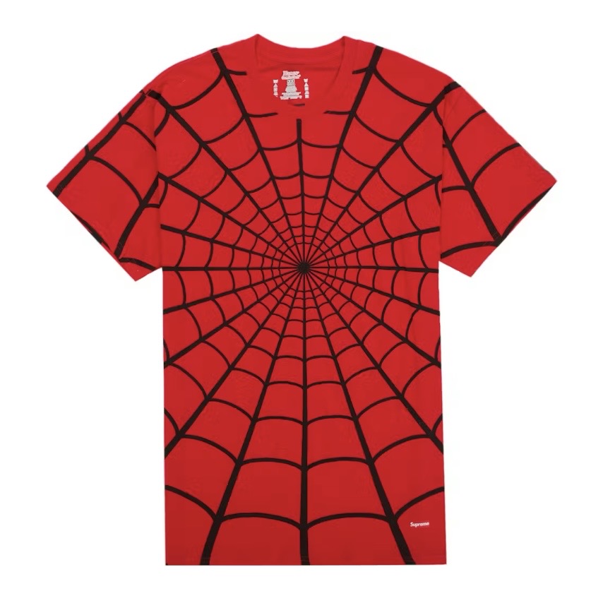 Supreme Hanes Spider-Man Tagless Tees (2 Pack) Red SS26 Brand New