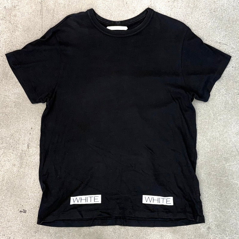 OFF-WHITE Blue Collar Tee Black