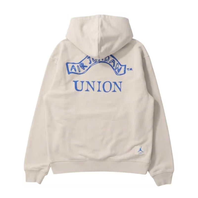 Jordan x Union LA Fleece HoodieLight Orewood Brown/Hyper Cobalt