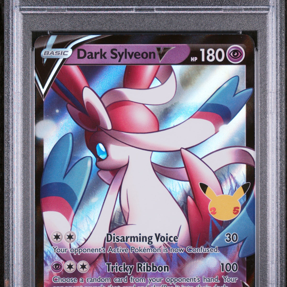 PSA 9 Dark Sylveon V #134 SWSH Black Star Promo Celebrations